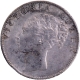 Very Rare 1840 Silver One Rupee Coin of Victoria Queen of Calcutta Mint with M Incused and 34 Berries.