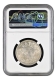 Rare Victoria Queen of NGC MS 63 Graded Silver One Rupee Coin of Bombay Mint of 1862.