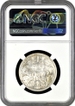 Rare NGC MS 63 Graded Silver One Rupee Coin of Victoria Empress of Calcutta Mint of 1885.