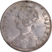 Very Rare Silver One Rupee Coin of Victoria Empress of Bombay Mint of 1885.