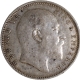 Rare 1909 (9 over 8) Silver One Rupee Coin of Bombay Mint of King Edward VII.