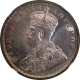 Scarce Silver One Rupee Coin of King George V of Bombay Mint of 1915.