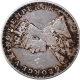 Rare Silver One Rupee Coin of King George V of Bombay Mint of 1919 with Die Rotation.