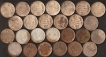 Twenty-Six Coins Collection of King Edward VII and George VI of Silver Rupee of Different Years and Mint.