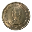 Two Rupees Copper Nickel Coin of Subhash Chandra Bose Centenary of 1996.