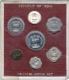 Exceptionally Rare Proof Decimal Coins Set of Bombay Mint of Republic India of 1962.