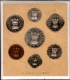 Extremely Rare UNC  Set of Decimal Coins of Bombay Mint of 1954  of Republic India.