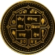 Rare Gold 1/20 Asarfi Coin of Nepal of 1997.