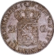 Very Rare Silver Two and Half Gulden Coin of Netherlands.