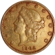 Extremely Rare Gold Twenty Dollars Coin of USA of 1902.