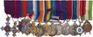 Group of Thirteen British War & Service Miniature Medals.