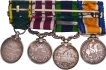 Group of Four British War & Service Miniature Medals.