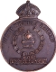 Bronze North-Western Railway Badge for Efficient Service of British Period.