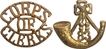 Brass and Bronze Badges of British Indian Army.