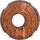 Copper  1 Rupee Cash Token of I G Mint -  Alipore.