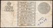 British India One Rupee Banknote of King George V Signed by M M S Gabbay of Universalized Circle of 1917.