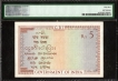 Very Rare PMG  Graded 55 About Uncirculated Banknote of British India of 1925 of Five Rupees Signed by J B Taylor.