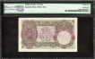 Very Rare PMG Graded 35 Choice Very Fine Five Rupees Banknote Signed by J W Kelly of King George V of 1934.