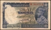 Rare King George V Banknote of British India of Ten Rupees of 1935 Signed by J W Kelly.