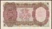 Burma Issue Very Rare Five Rupees Banknote of 1945 of King George VI Signed by J B Taylor.