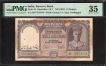 Very Rare PMG Graded 35 Choice Very Fine Ten Rupees Banknote of King George VI of 1948 Signed by C D Deshmukh of Pakistan Issue.