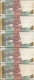 Exceedingly  Rare Republic India Reverse Printing Error Hundred  Rupees Consecutive Banknotes Signed by C Rangarajan.
