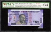Hundred Rupees  Butterfly Error Banknote  Signed by Shaktikanta Das of Republic India.