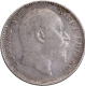 Rare Edge  Error Silver One Rupee Coin of King Edward VII of Bombay Mint of 1906.