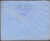 Rare Cancellation KhadimnagarSylhet Airmail Cover with George VI Tete-beche Stamps of 1944.