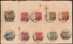 Base Office Cancellations of I. E. F. or India Expeditionary Forces in Iraq of King George V Stamps of 1918.