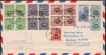 Air Mail Cover of Indian Peace Keeping Forces Dispatched from California to Zurich in 1954.