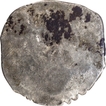 Kashi Janapada Punch Marked Silver Vimshatika Coin with Scyphate shape.