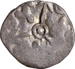 Silver Half Karshapana Punch Marked Coin of Kuru Janapada.