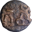 Copper Coin of Taxila Local Coinage of Post Mauryas.