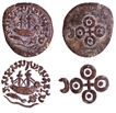 Unique Lead Coin of Yajna Satakarni of Satavahana Dynasty of Ship Issue with Brahmi legend.