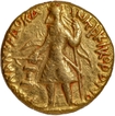 Lrooaspo type Gold Dinar Coin of Kanishka I of Kushan Dynasty.