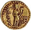 Huvishka Gold Dinar Coin of Kushans of Ardokhsho-MIOPO type.