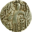 Base Gold Dinar Coin of Kidara Kushan of Later Kushans.