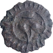 Bronze Coin of Narasimhavarman I of Pallavas of Kanchi with King title Mamalla.