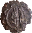 Potin Coin of Pallavas of Kanchi of Twin Fish type.