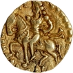 Horseman type Gold Dinar Coin of Chandragupta II of Gupta Dynasty.