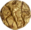 Lion Slayer type Gold Dinar Coin of Kumaragupta I of Guptas.