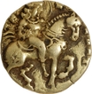 Horseman type Kumaragupta I   Gold Dinar Coin of Gupta Dynasty.