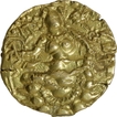 Chandragupta III Gold Dinar Coin of Guptas of Chakra type.