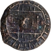 Copper Base Alloy Coin of Post Vakatakas of  Shri Ranavigraha Kalachuri Period.