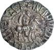 Rare Silver Drachma Coin of Indo Scythians King of Azes I.
