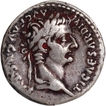 Very Rare Tiberius Silver Denarius Coin of Roman Empire.