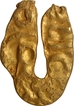 Very Rare Gold Fanam U Shaped Coin of Shilaharas of Kolhapur.