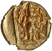 Gold Half Varaha Coin of Venkatapathiraya III of Vijayanagara Empire.