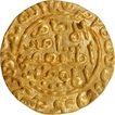 Gem UNC Grade Gold Tanka Delhi Sultanate, Turks Dynasty, Muizz ud-din  Kaiqubad  Hadrat Delhi Mint, AH 688.